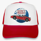 Кепка Trucker, красная Первый запуск Falcon Heavy