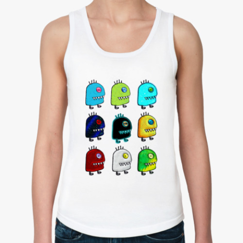 Женская майка с принтом  UFO