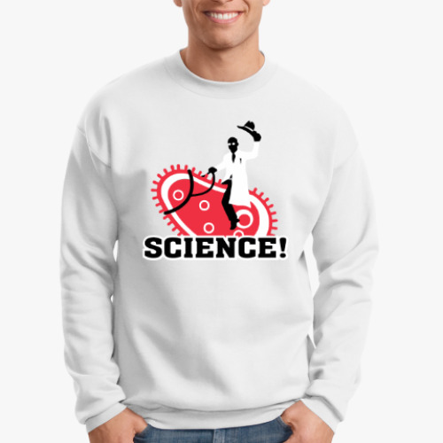 Свитшот с принтом microBoy Science!