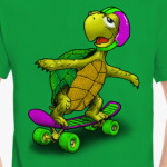 Черепаха на скейте