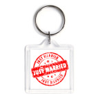 Брелок 3.9 x 3.9 см   Just Married
