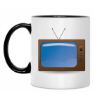 Кружка двухцветная