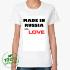 Женская футболка органик