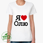 Женская футболка органик