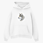 Толстовка худи оверсайз