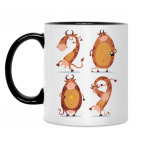 Кружка двухцветная