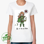 Женская футболка органик