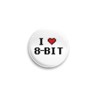 Значок 25 мм 8 bit