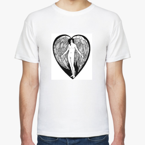 Футболка с принтом Angel Beardsley