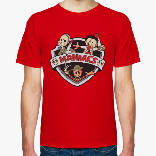Футболка с принтом Maniacs