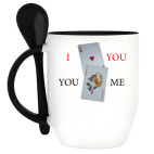 Кружка с ложкой