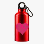 Металлическая бутылка 400 мл UV-DTF