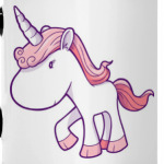 Розовый единорог