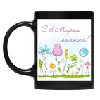 Кружка цветная UV-DTF