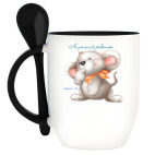 Кружка с ложкой