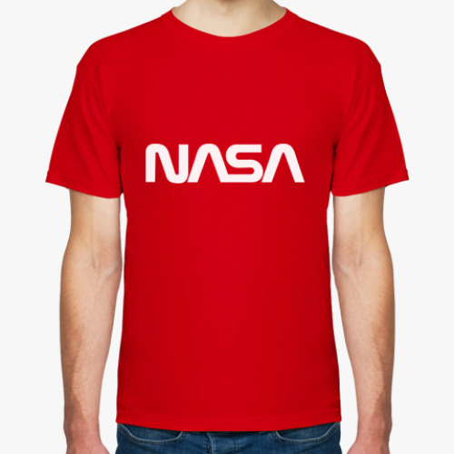 Футболка с принтом NASA