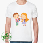 Мужская футболка органик