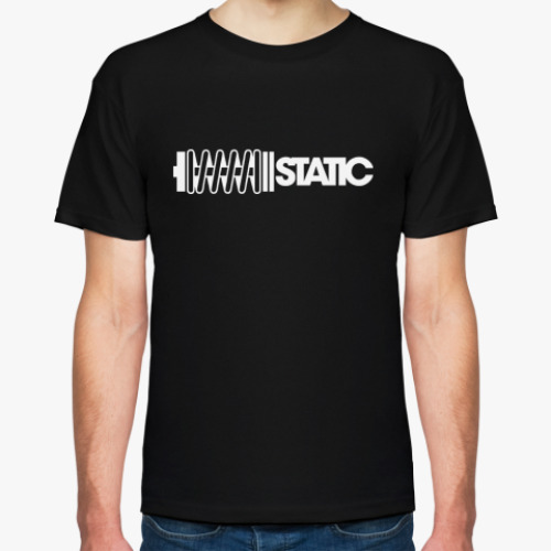 Футболка с принтом The Static Life