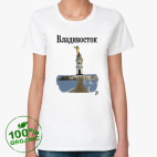 Женская футболка органик