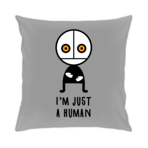 Подушка с принтом Man