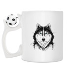 Кружка с футбольным мячиком