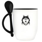 Кружка с ложкой