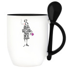 Кружка с ложкой