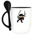 Кружка с ложкой