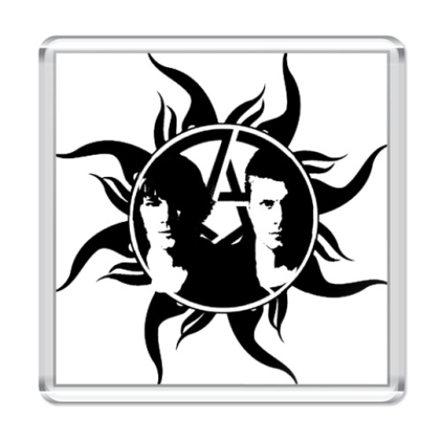 Магнит с принтом SN