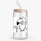 Банка с бамбуковой крышкой