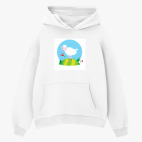 Толстовка худи оверсайз