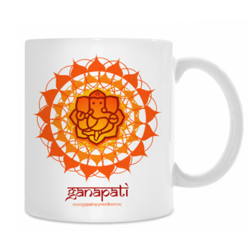 Кружка с принтом Ganesha