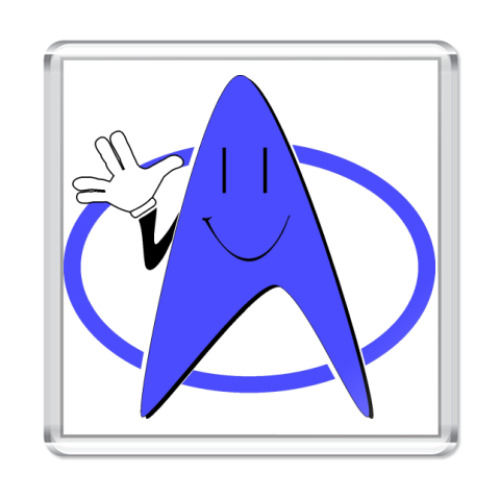 Магнит с принтом Магнит акриловый 6,5 x 6,5 см