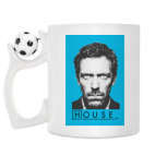 Кружка с футбольным мячиком