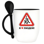 Кружка с ложкой