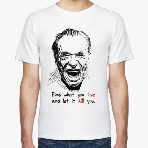 Футболка с принтом Чарльз Буковски