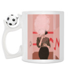 Кружка с футбольным мячиком