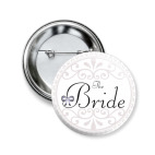 Значок 50 мм Невеста/Bride