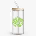 Банка с бамбуковой крышкой