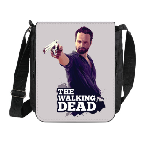 Сумка на плечо (мини-планшет) с принтом The Walking Dead