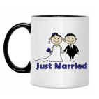 Кружка двухцветная