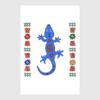 Постер 20 х 30 см ящерица из Африки