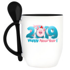 Кружка с ложкой