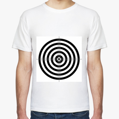 Футболка с принтом мишень
