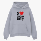 Толстовка худи оверсайз