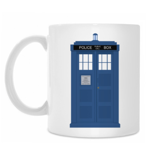Кружка с принтом ТАРДИС Доктор Кто