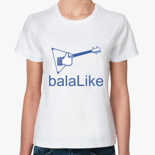 Классическая футболка с принтом balaLike
