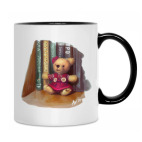 Двухцветная кружка Мишка