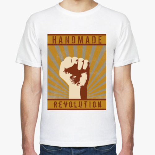 Футболка с принтом Handmade revolution