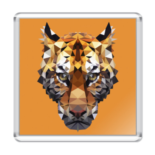 Магнит с принтом Тигр / Tiger